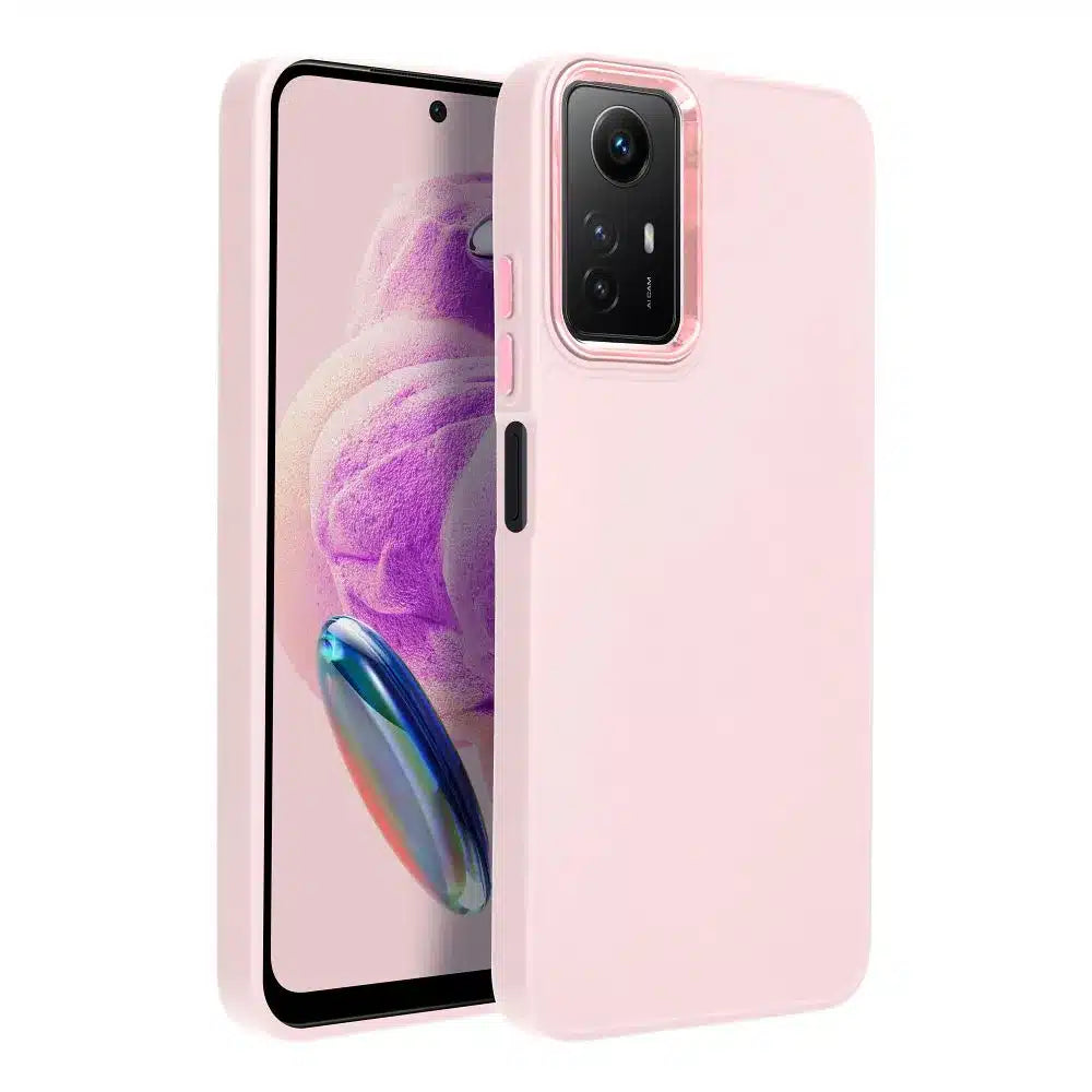 Rámečkové pouzdro pro XIAOMI Redmi NOTE 12S pudrově růžové