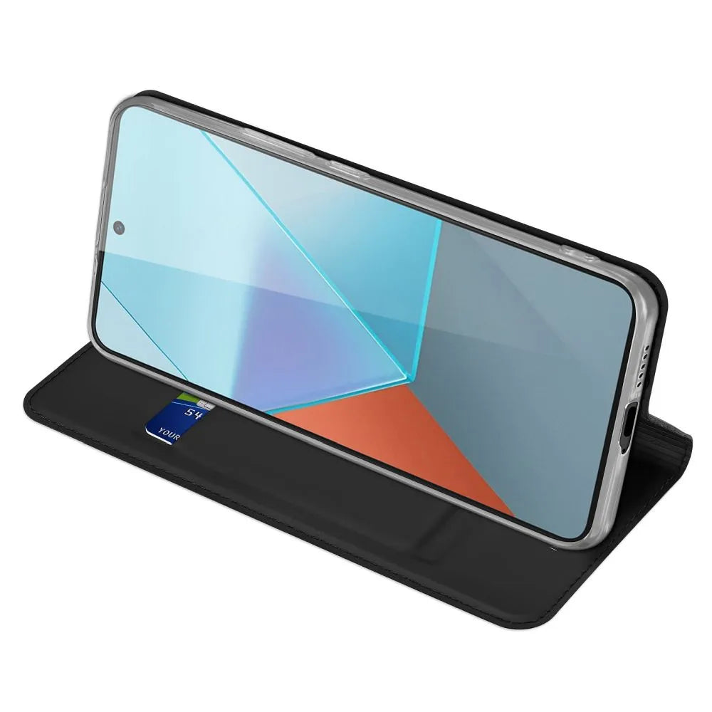 DUX DUCIS Skin Pro – flipové pouzdro pro XIAOMI REDMI NOTE 13 PRO PLUS 5G – černé