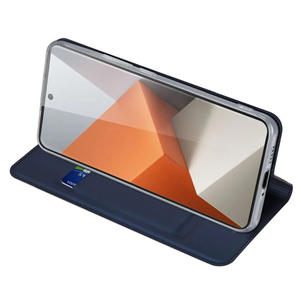 DUX DUCIS SKIN PRO flipové pouzdro pro REDMI NOTE 13 PRO PLUS 5G modrá