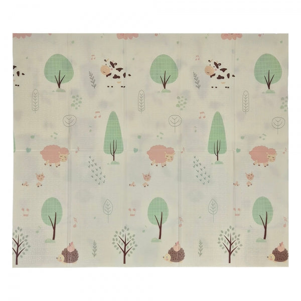 BEBESTARS Oboustranná hrací podložka Jungle 180x200