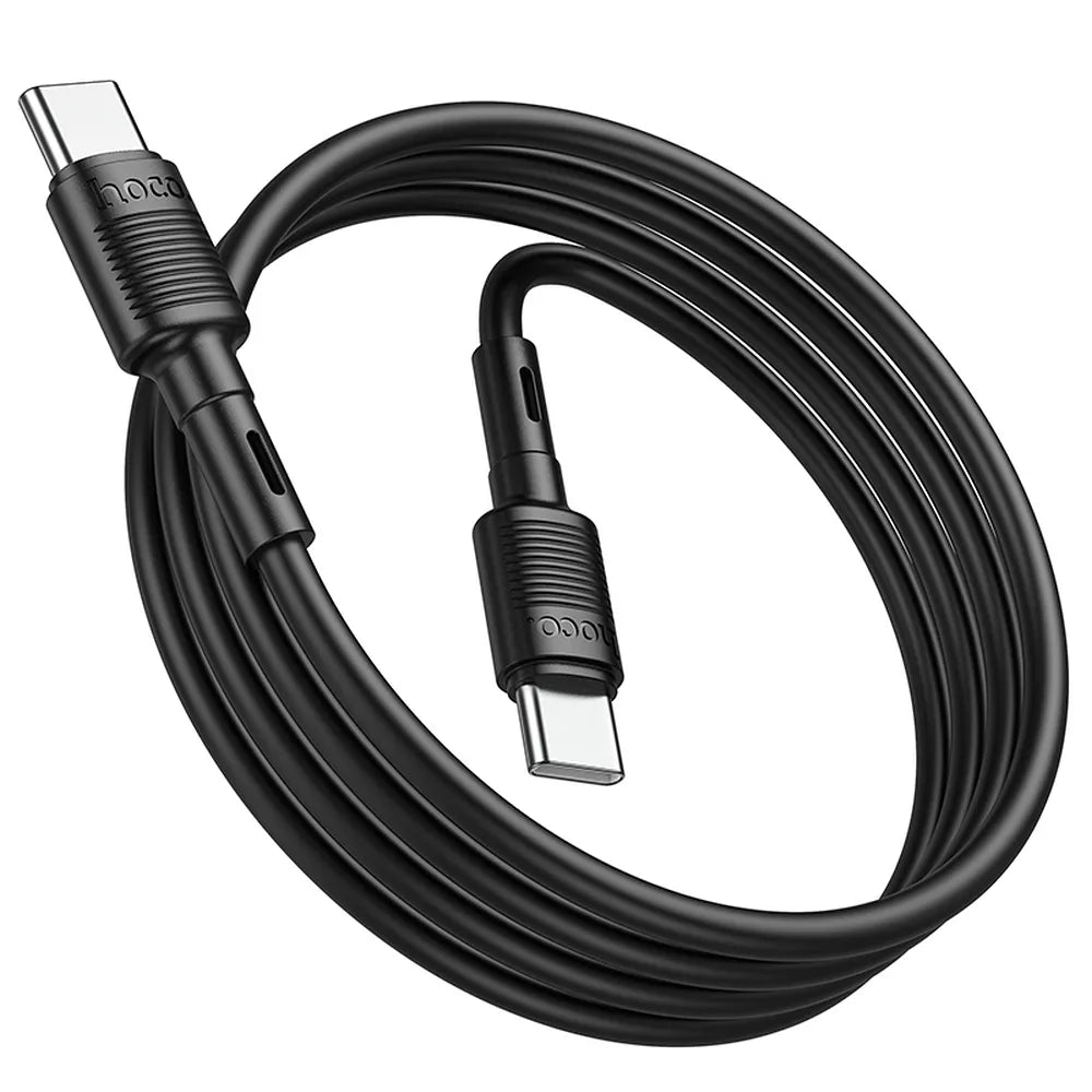 HOCO kabel Type C na Type C Power Delivery PD60W 3A Victory X83 1m crni