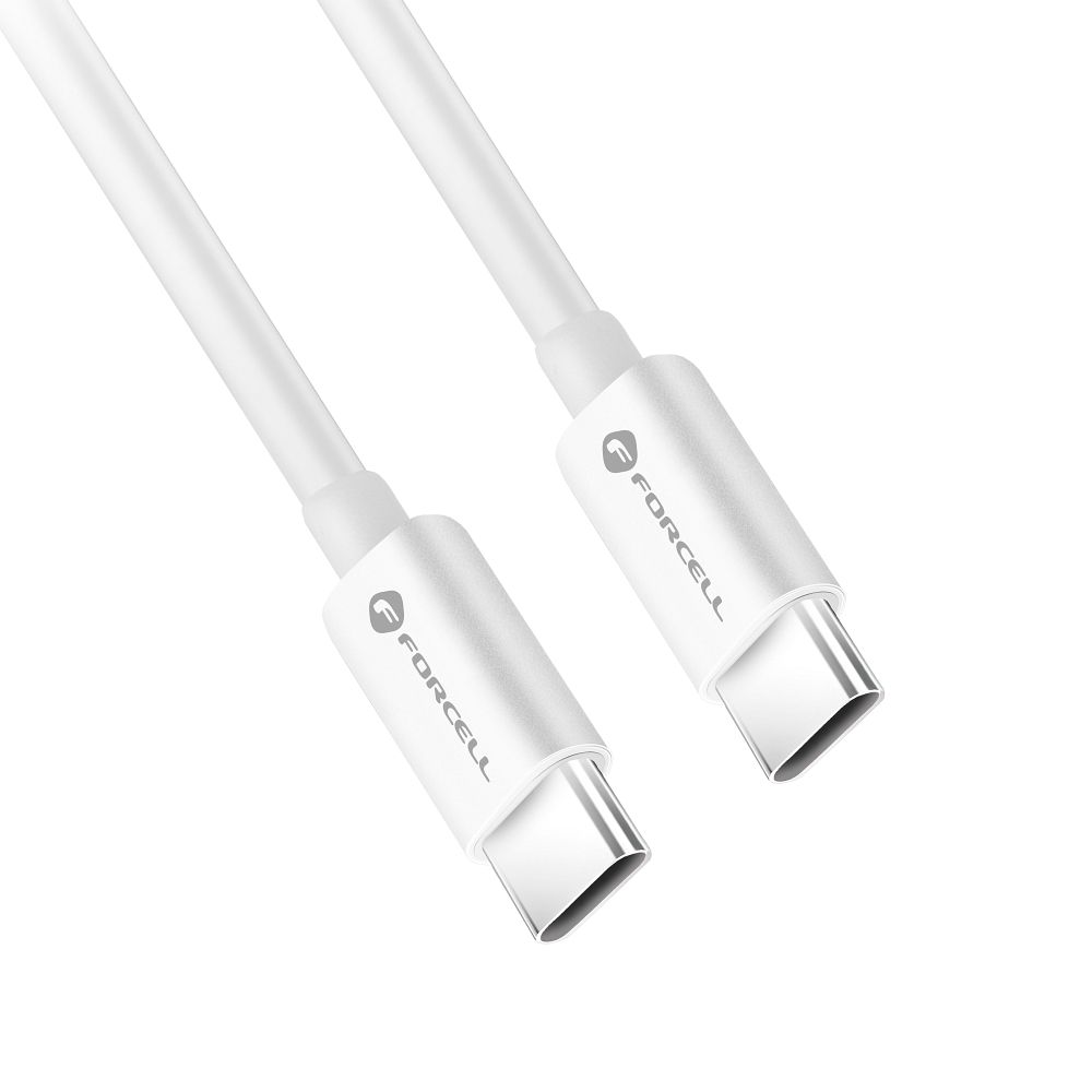 FORCELL kabel Type- C na Type- C QC4.0 5A/20V PD100W C339 2m bílý