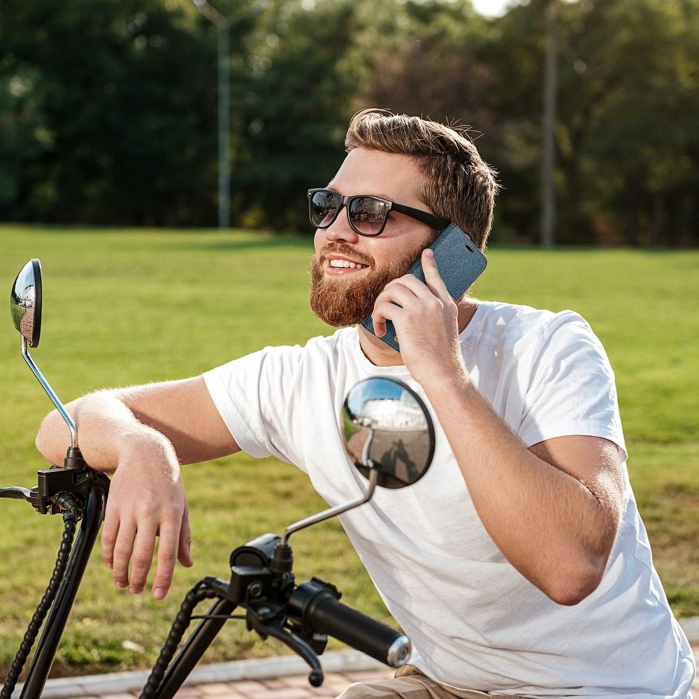 Knížkové pouzdro CANVAS pro XIAOMI Redmi 9AT / Redmi 9A tmavě modrá