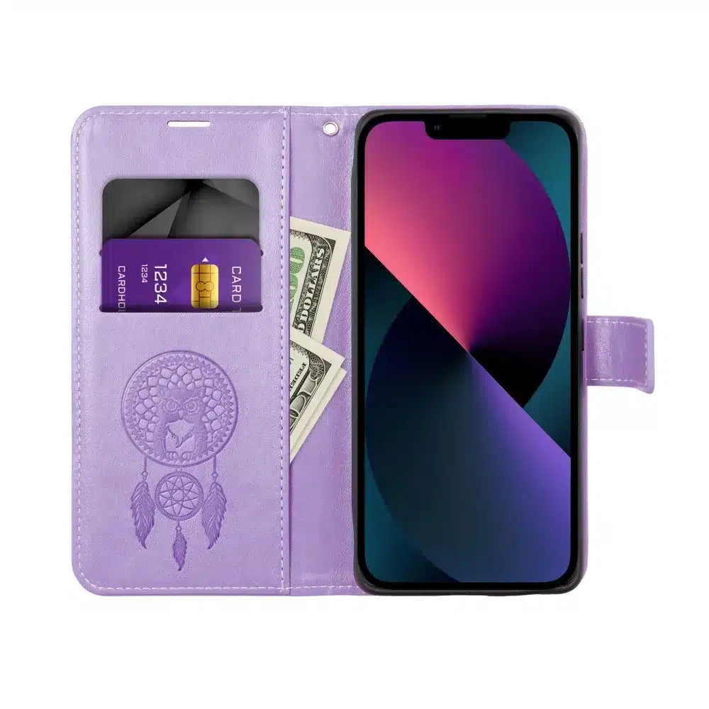 MEZZO Book case flipové pouzdro pro A52 5G / A52 LTE (4G) / A52s 5G dream catcher purple