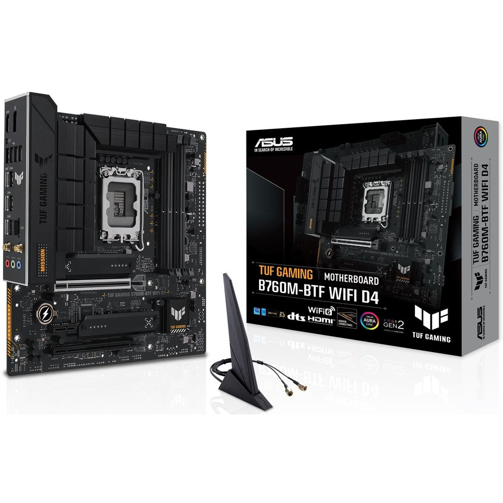 ASUS TUF GAMING B760M-BTF WIFI D4 Intel B760 LGA 1700 Mikro ATX
