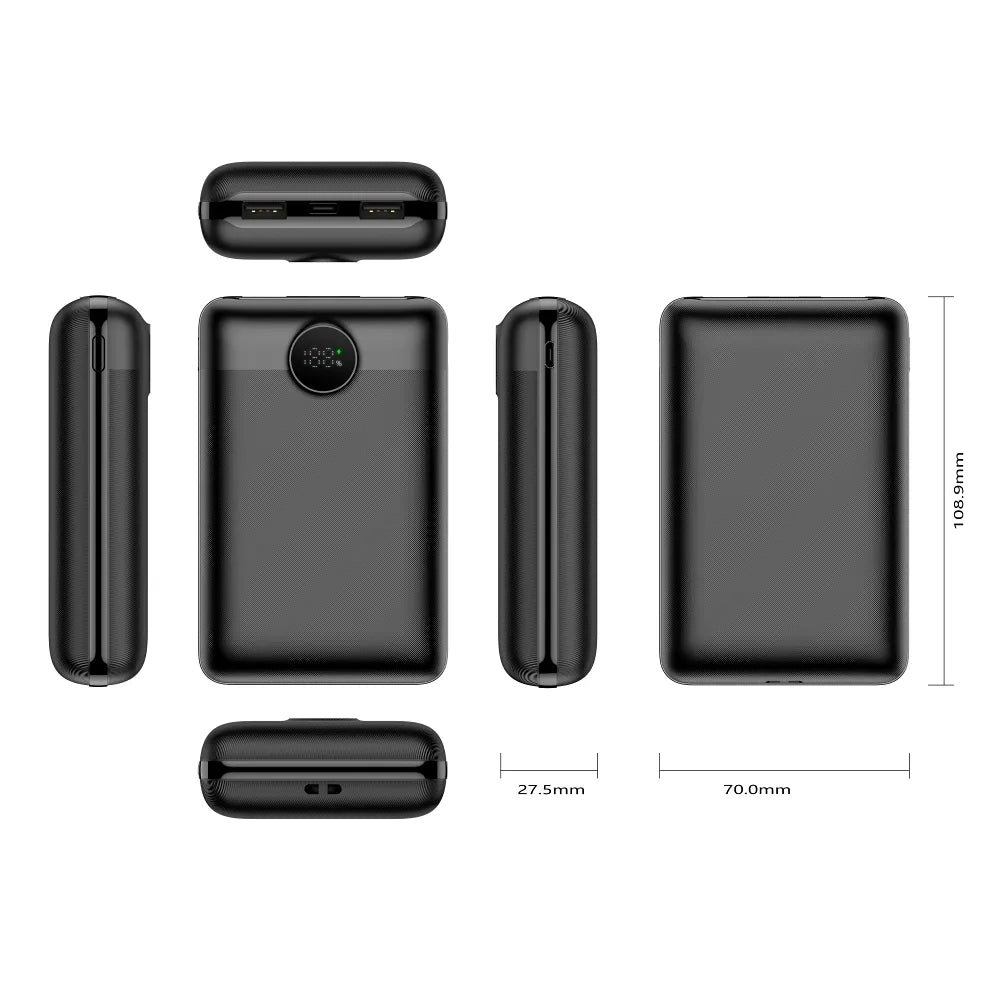 VEGER powerbank 20 000 mAh PD QC3.0 22,5W S20 (W2053) černá