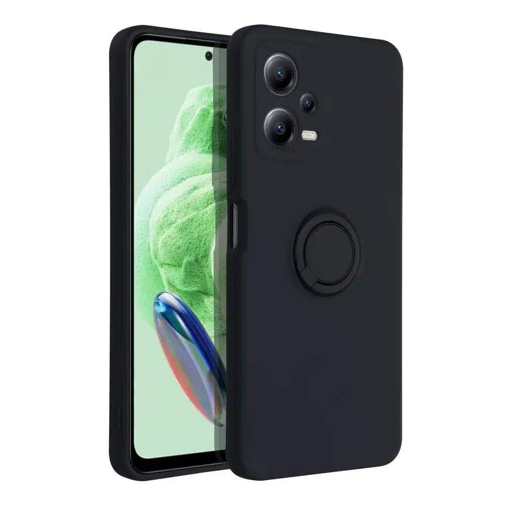Silikonové pouzdro Ring pro XIAOMI Redmi NOTE 12 5G černé