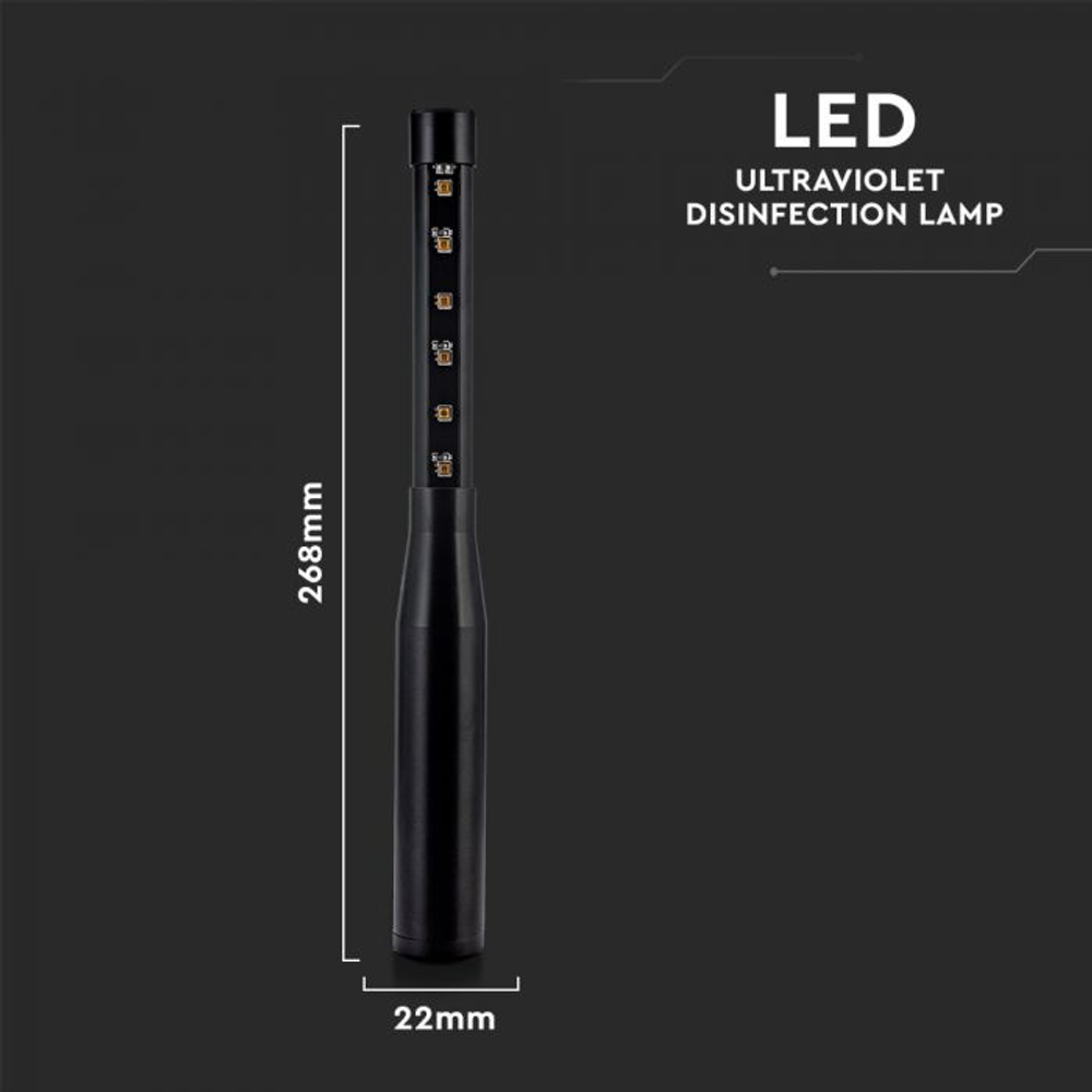 LED UV-C lampa pro dezinfekci různých povrchů