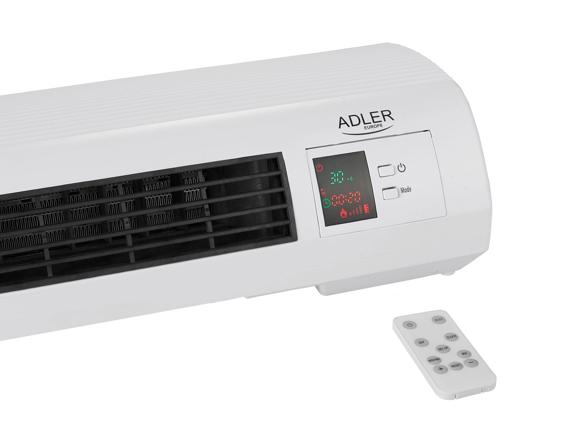 Elektrický nástěnný ohřívač AD 7714, 2000W, dálkový ovladač
