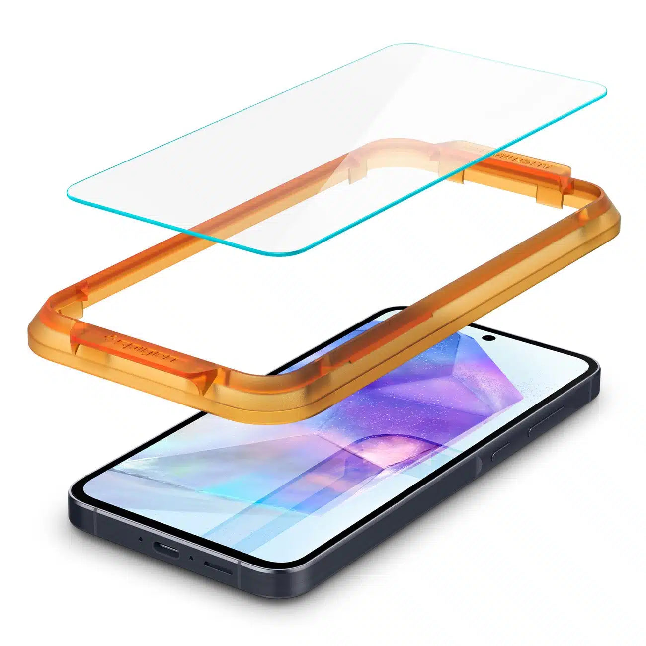 Spigen - Glas.tR Align Master (2 ks) pro Samsung Galaxy A55 5G - Průhledné