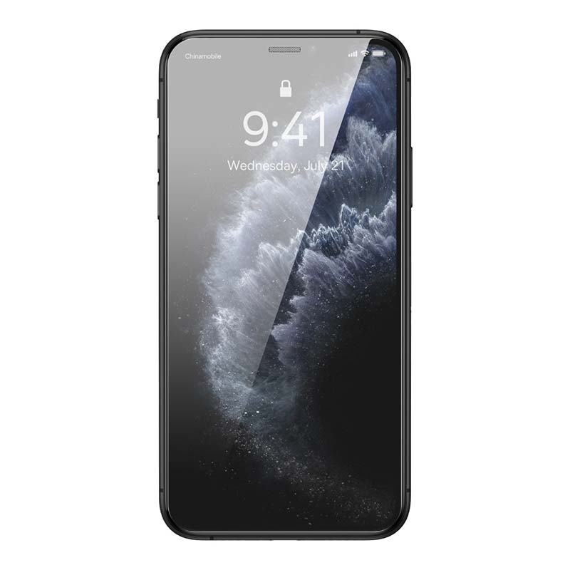 Baseus 0,3 mm celoplošná fólie z tvrzeného skla (2 ks v balení) pro iPhone XS Max/11 Pro Max 6,5 palce