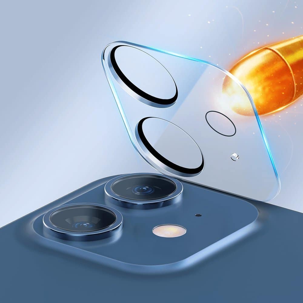 Baseus 2 ks tvrzené sklo na kameru pro iPhone 12 mini