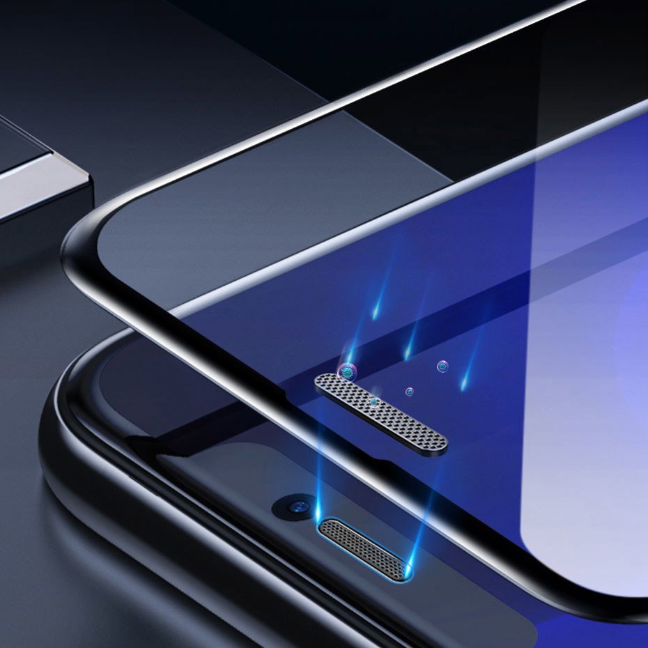 Baseus 2ks zahnuté tvrzené sklo s rámečkem pro iPhone 11 Pro Max / iPhone XS Max