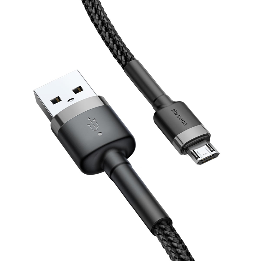 Kabel Baseus odolný, opletený, nylonový USB / Micro USB QC3.0 2.4A 1m