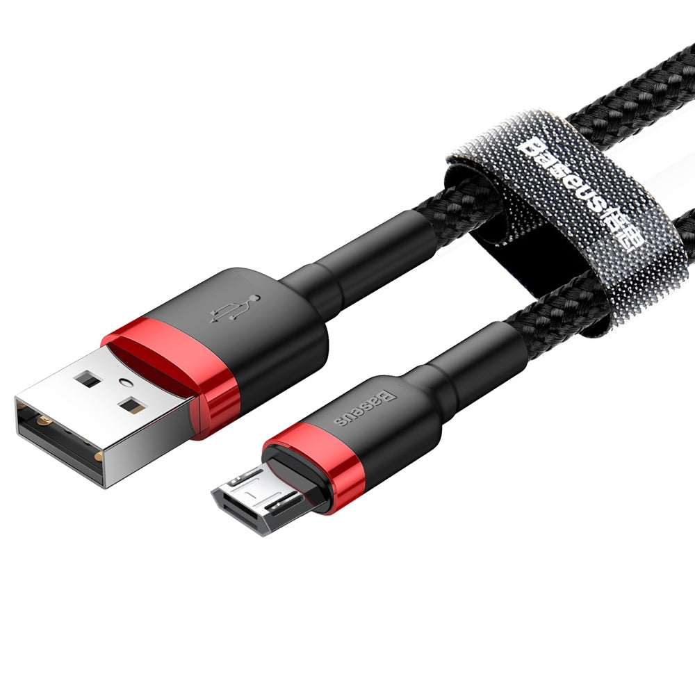 Baseus opletený USB / Micro USB QC3.0 2.4A
