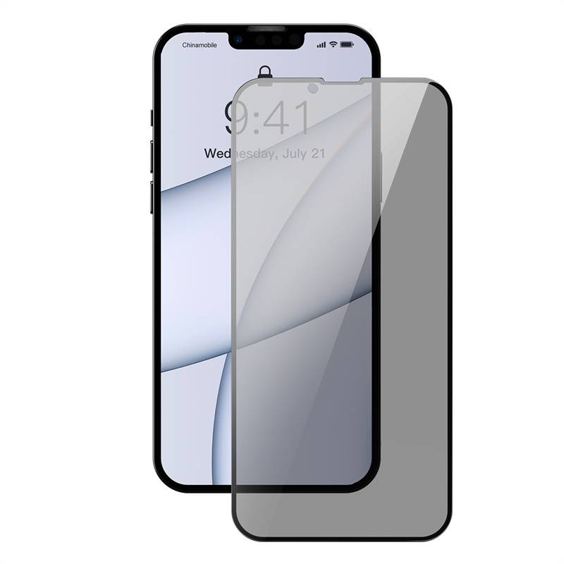 Baseus Tempered Glass Anti-spy 0.23mm za iPhone 13 Pro Max (2kom)