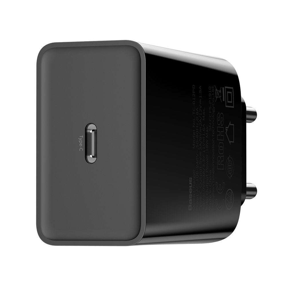 Baseus síťová nabíječka USB Type-C 18W 3A PD QC
