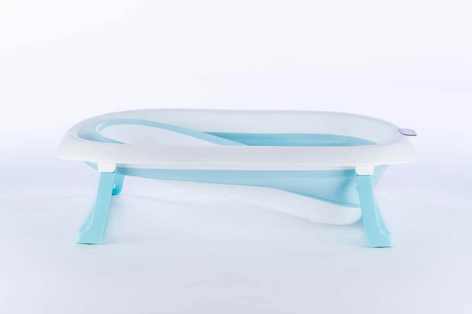 Sklopiva kadica s podlogom i termometrom blue
