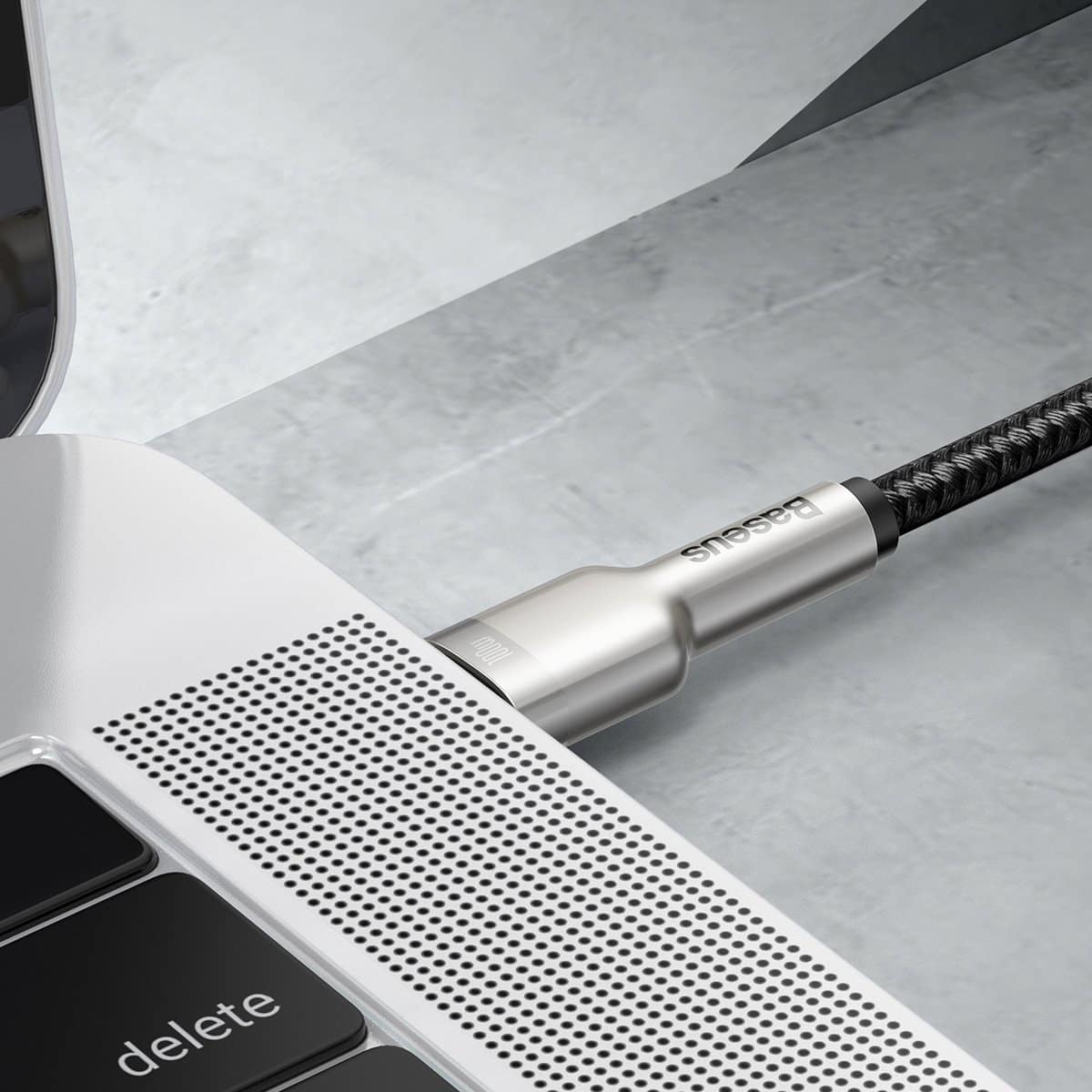 Baseus Cafule Kabel USB-C na USB-C 100W 2m (černý)