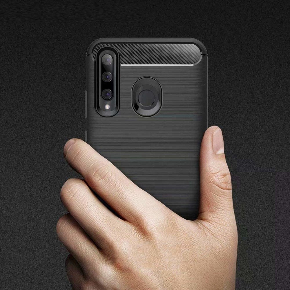 Carbon Case flexibilní pouzdro pro Honor 20 Lite