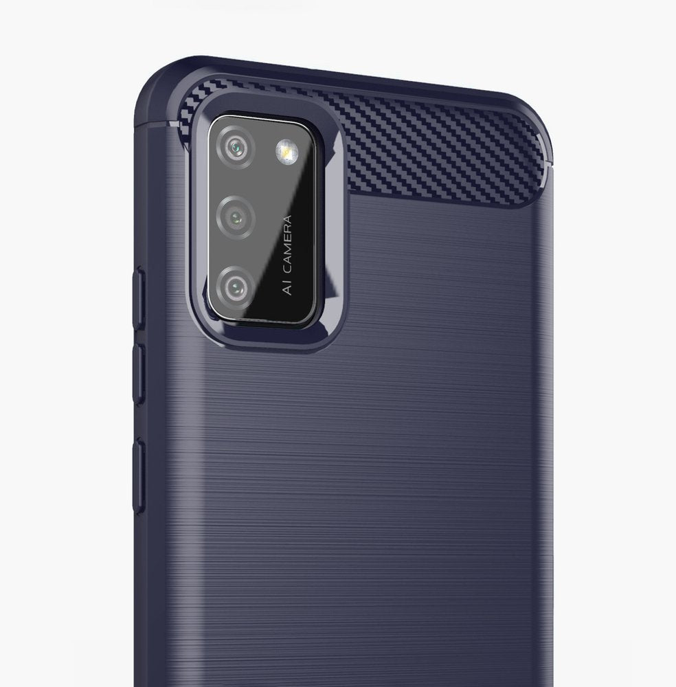 Karbonové pouzdro Flexibilní kryt pro Samsung Galaxy A02 S