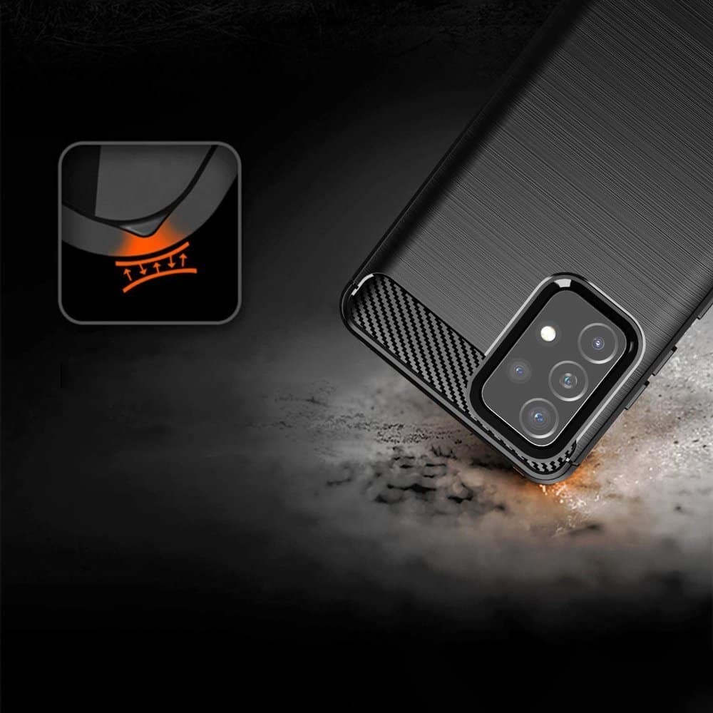 Carbon Case flexibilní kryt pro Samsung Galaxy A72