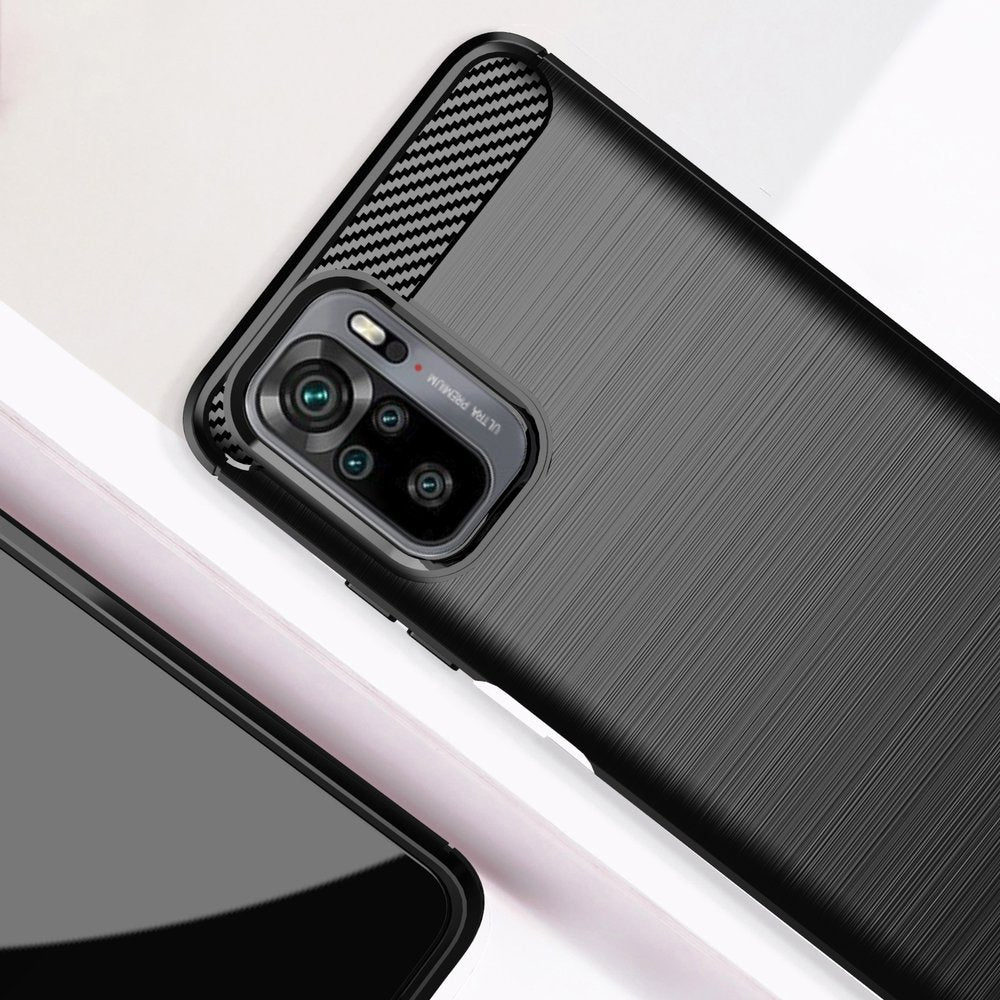 Carbon Case flexibilní pouzdro pro Xiaomi Redmi Note 10 / Redmi Note 10S