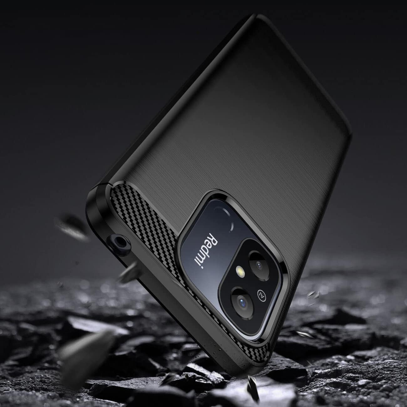 CARBON Case maskica za XIAOMI Redmi 12C crna