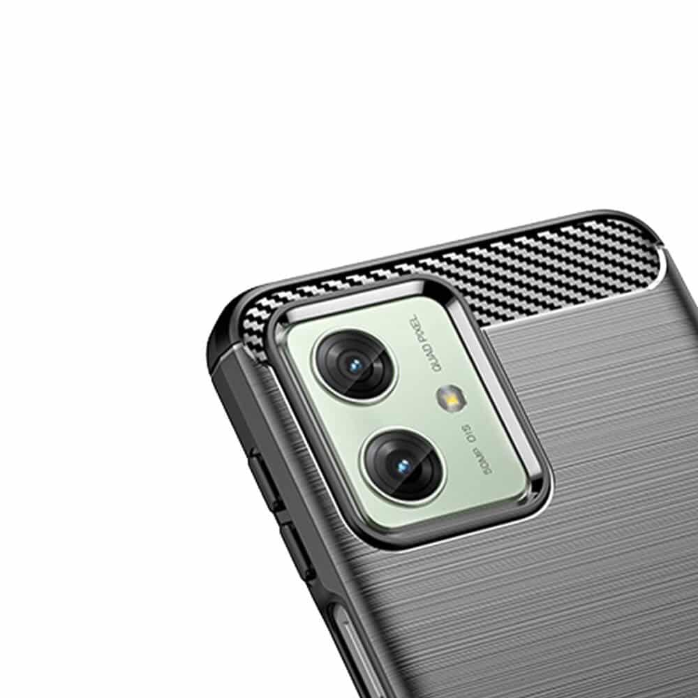 Karbonové pouzdro pro MOTOROLA G54 černé