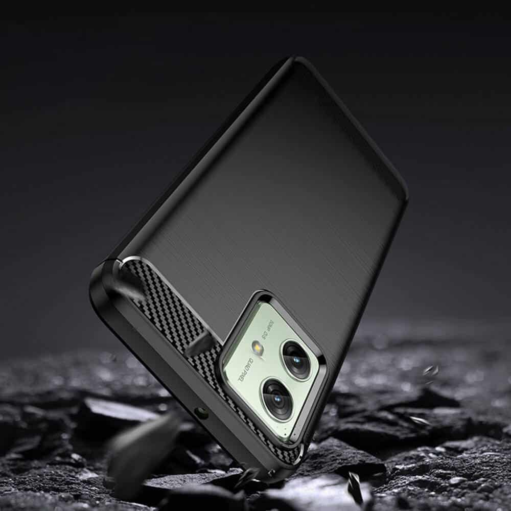 Karbonové pouzdro pro MOTOROLA G54 černé