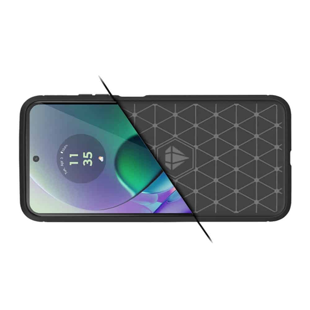 Karbonové pouzdro pro MOTOROLA G54 černé