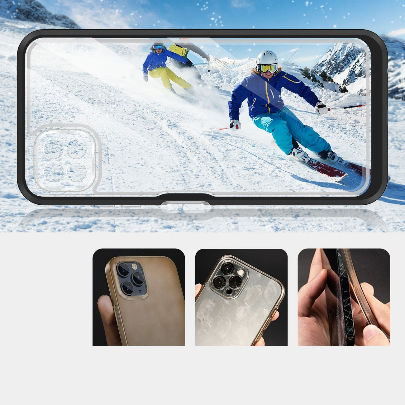Průhledné pouzdro Hybrid Armor pro Samsung Galaxy A22 5G