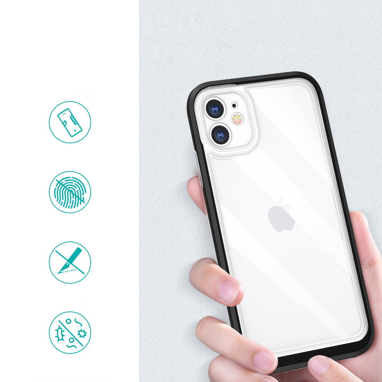 Průhledné pouzdro Hybrid Armor pro iPhone 11