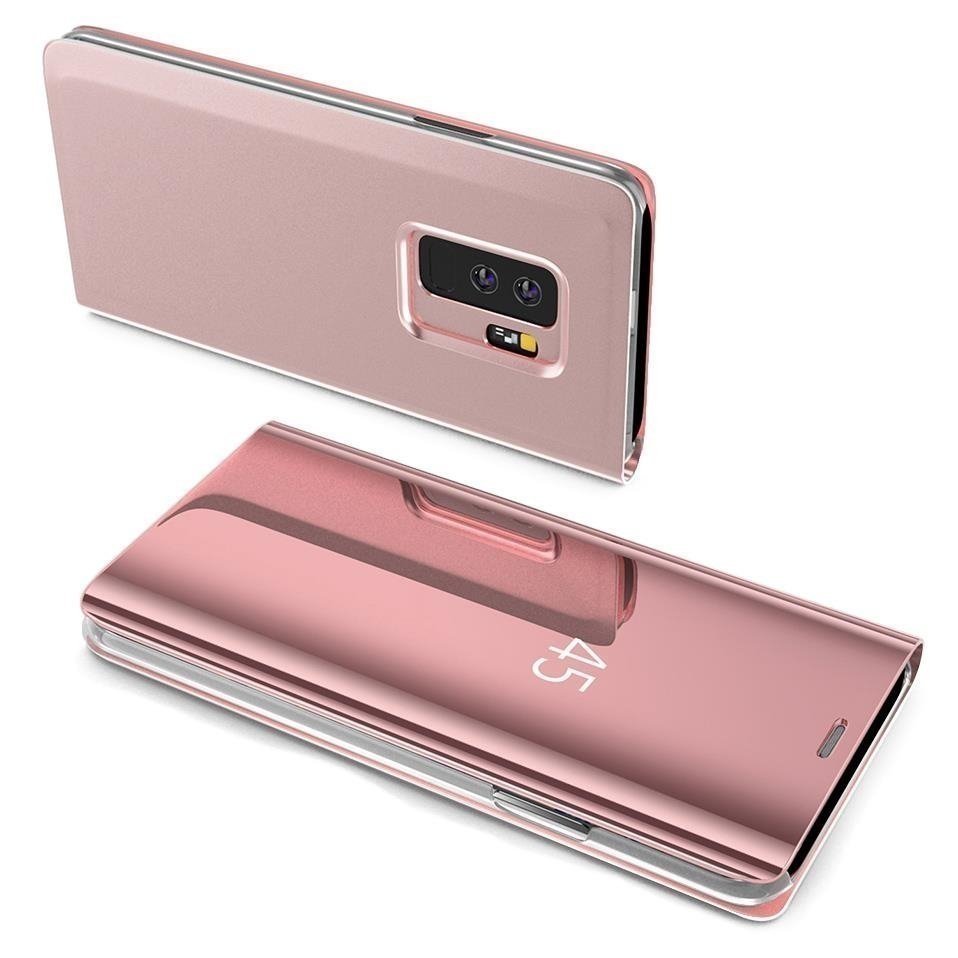 Překlápěcí pouzdro Clear View Case pro Huawei Y5 2019 / Honor 8S, růžové