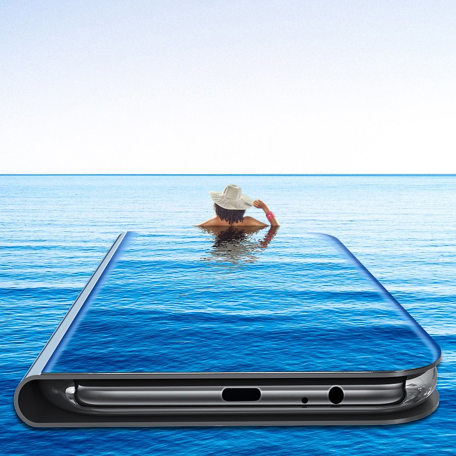 Clear View Case za Samsung Galaxy A20s pink