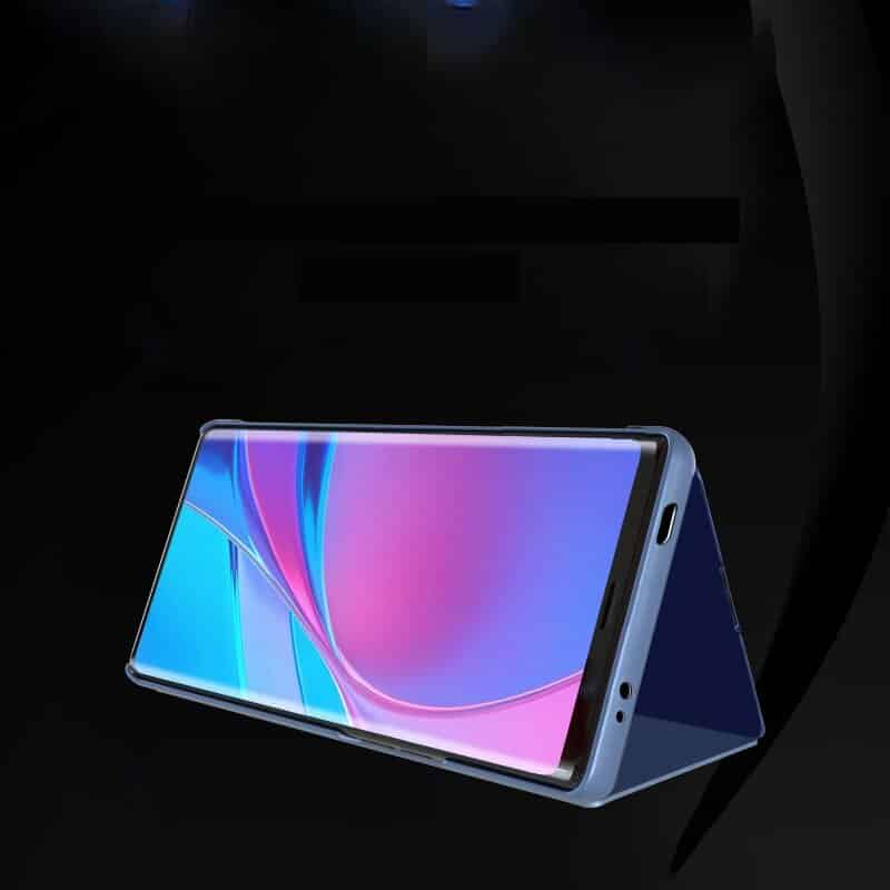 Pouzdro Clear View pro Xiaomi Poco M3 / Redmi 9T modré