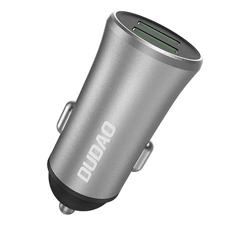 Nabíječka do auta 2x USB 3.4A Pouzdro z hliníkové slitiny