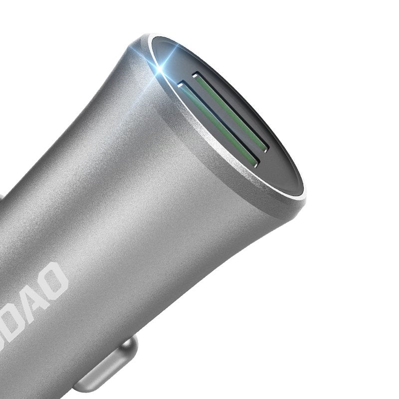 Nabíječka do auta 2x USB 3.4A Pouzdro z hliníkové slitiny