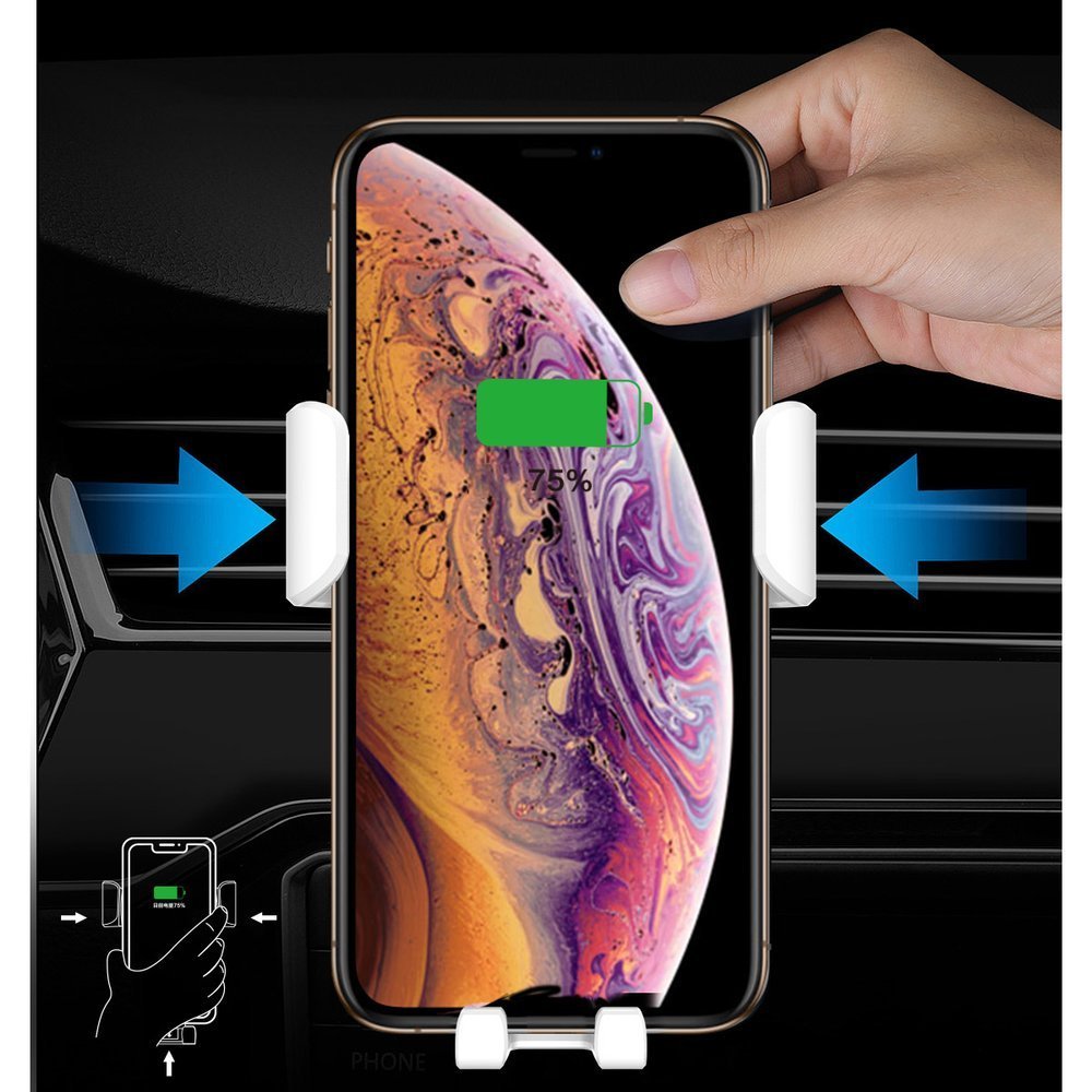 Držák telefonu do auta s bezdrátovým nabíjením 10 W DUDAO