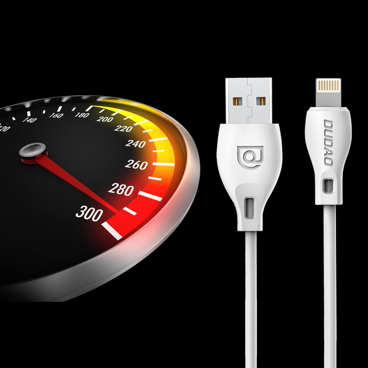Datový kabel Dudao 2.1A 2m (Lightning)