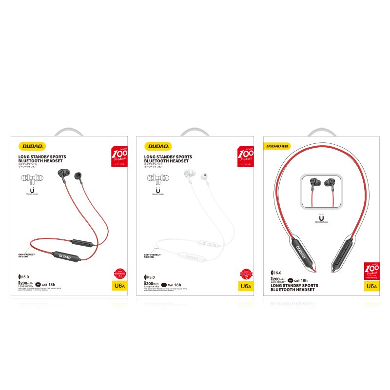 Bezdrátová sportovní sluchátka Bluetooth 5.0