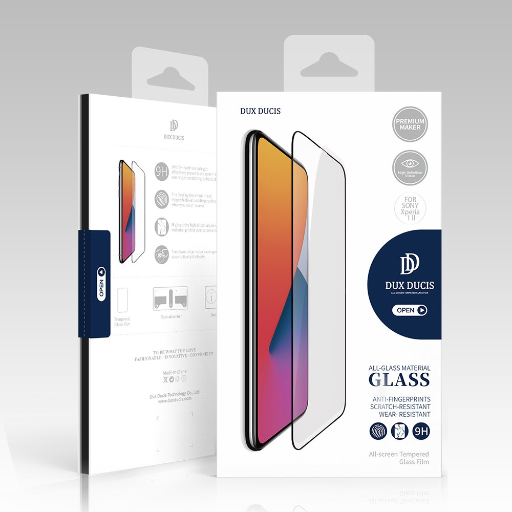 Dux Ducis 10D tvrzené sklo, plné pokrytí s rámečkem pro Sony Xperia 1 II