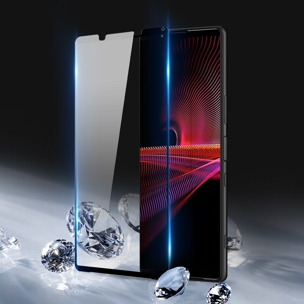 Dux Ducis 10D Zaštitno kućište od kaljenog stakla, puna pokrivenost s okvirom za Sony Xperia 1 III