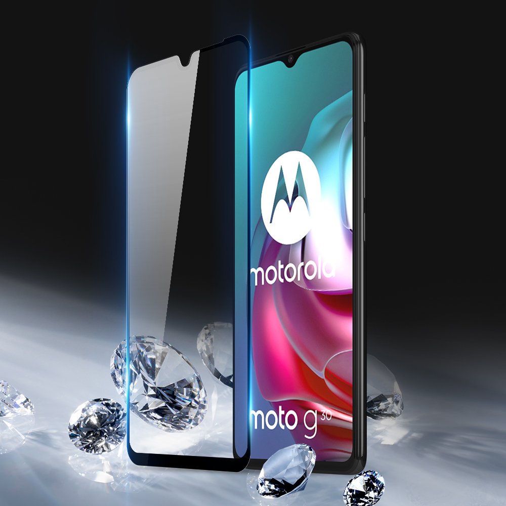 Dux Ducis 9D ochranné sklo, plné pokrytí s rámem pro Motorola Moto G10 / Moto G20 / Moto G30