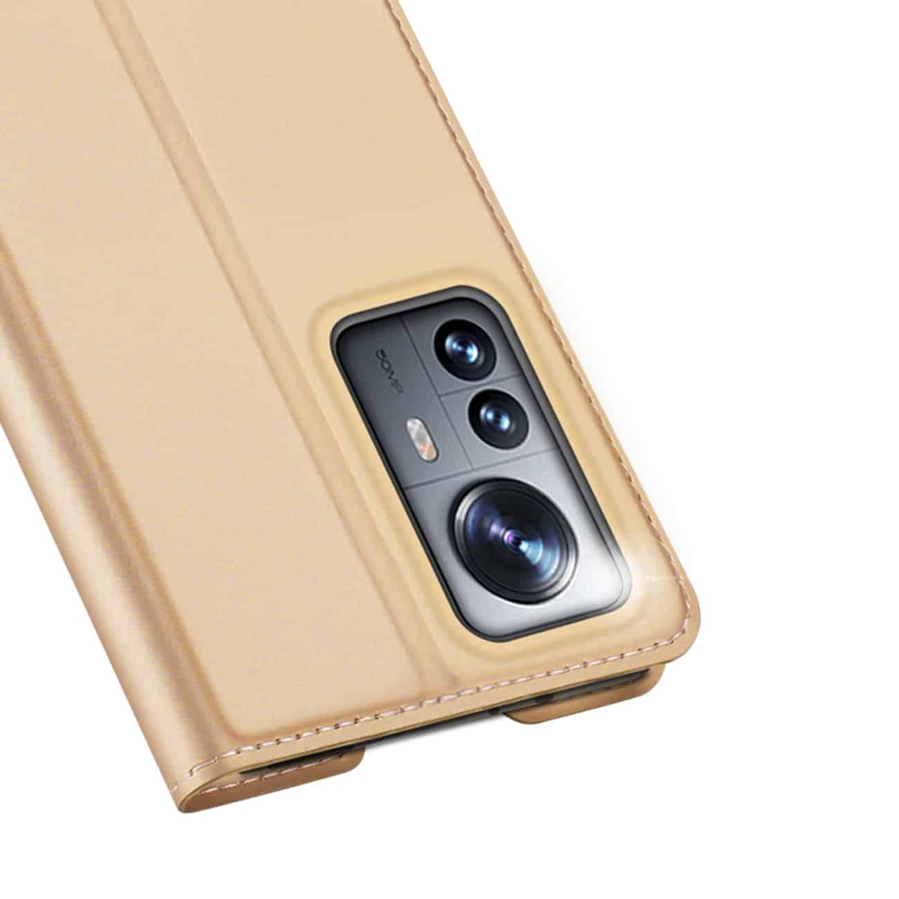 DUX DUCIS SKIN PRO FLIP POUZDRO PRO XIAOMI 12 PRO ZLATÉ