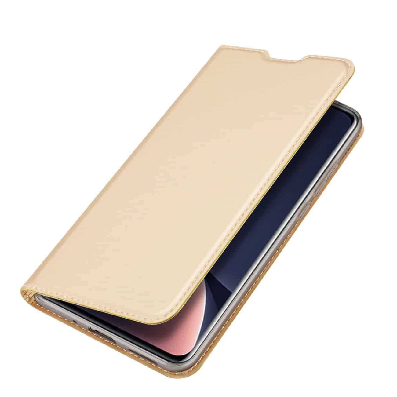 DUX DUCIS SKIN PRO FLIP POUZDRO PRO XIAOMI 12 PRO ZLATÉ