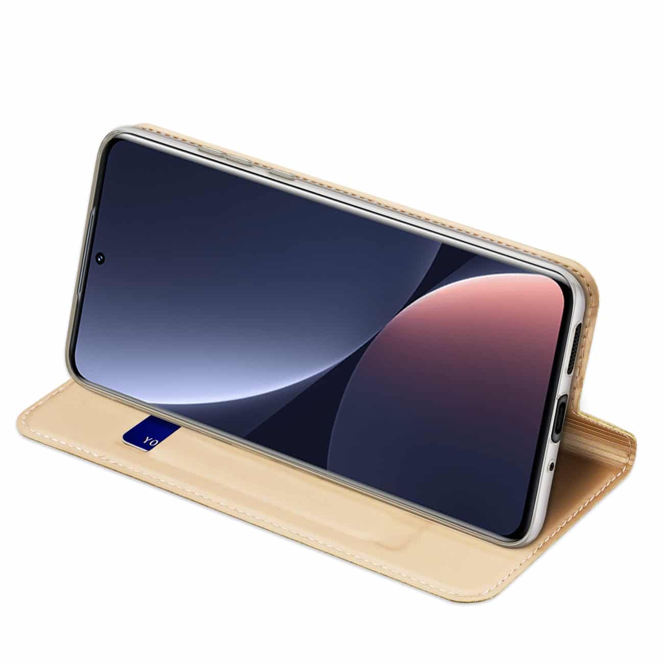DUX DUCIS SKIN PRO FLIP POUZDRO PRO XIAOMI 12 PRO ZLATÉ