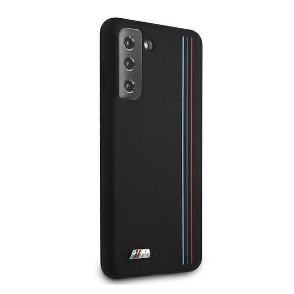 BMW Silicone Stripes M Collection originální pouzdro pro Samsung Galaxy S21+ (Galaxy S21 Plus)