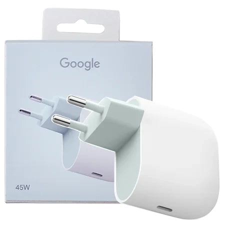 Google originální nabíječka 45 W 3 A 1 x USB-C bílá GA05732-EU