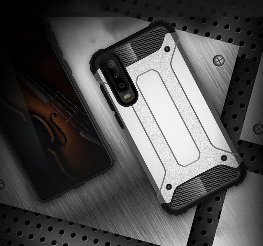 Hybrid Armor odolný kryt pro Huawei P30 - modrý